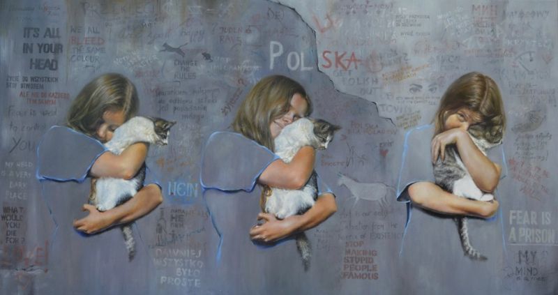 All you need is love (olej, 150 x 80 cm)/ All you need is love (oil, 150 x 80 cm)